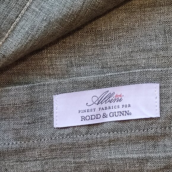 Rodd & Gunn Linen Button Up Shirt Sports Fit Long Sleeve Italian Fabric Men 3XL - Picture 11 of 13